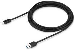 Кабель Buro USB Type-C (m) - USB (m), 3м, 3A, черный [bhp usb-tpc-3]