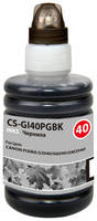 Чернила Cactus CS-GI40PGBK GI-40, для Canon, 140мл, черный пигментный