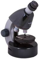 Микроскоп LEVENHUK LabZZ M101, световой / оптический / биологический, 40-640x, на 3 объектива, лунный камень [69032]