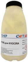 Тонер CET PK208, для Kyocera Ecosys M5521cdn / M5526cdw / P5021cdn / P5026cdn, желтый, 50грамм, бутылка (OSP0208Y-50)