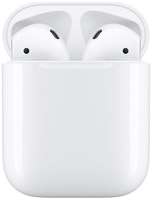 Наушники Apple AirPods 2 A2032,A2031,A1602, with Charging Case, Bluetooth, вкладыши, белый [mv7n2zm / a] (MV7N2ZM/A)