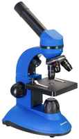 Микроскоп DISCOVERY Nano Gravity, световой / оптический / биологический, 40-400x, на 3 объектива, синий [77959]