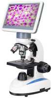Микроскоп LEVENHUK D85L LCD, световой / оптический / биологический / цифровой, 40-1600x, на 3 объектива, белый [78902]