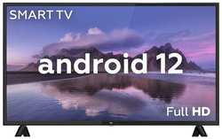 40″ Телевизор BQ 40S04B, FULL HD, черный, СМАРТ ТВ, Android