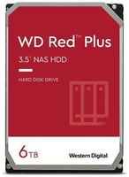 Жесткий диск WD Red Plus WD60EFZX, 6ТБ, HDD, SATA III, 3.5″