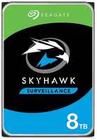 Жесткий диск Seagate Skyhawk ST8000VX004, 8ТБ, HDD, SATA III, 3.5″
