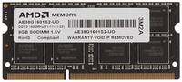 Оперативная память AMD R538G1601S2S-UO DDR3 - 1x 8ГБ 1600МГц, для ноутбуков (SO-DIMM), OEM