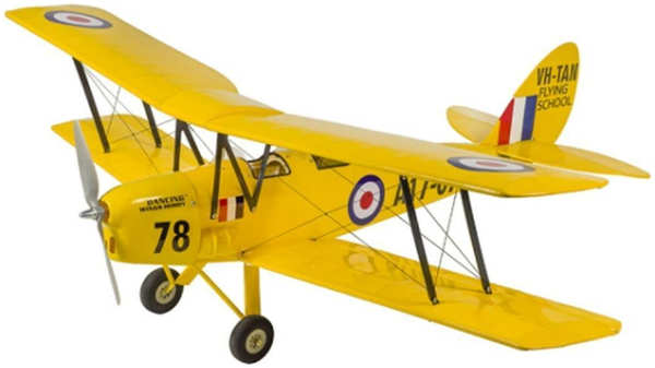 DW-Hobby Самолет для сборки SCG39 0.8M Tiger Moth ARF+Motor+Servo+RX 442 (2in1 15A ESC+S-FHSS) 96712221
