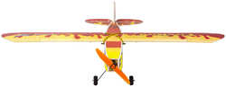 DW-Hobby Самолет для сборки E31 600mm J3-Firebird+Motor+Servo+RX152E (S-FHSS&7A / 2S)+2S 150mAh (E3106-152E)