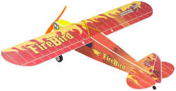 DW-Hobby Самолет для сборки E31 600mm J3-Firebird+Motor+Servo+RX154E (DSXM / 2&7A / 2S)+2S 150mAh (E3106-154E)
