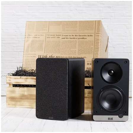 Активная полочная акустика ELAC Debut ConneX DCB41 Black Ash в подарочной упаковке и пластинкой ROCK LEGENDS. LIVE в подарок 96850217