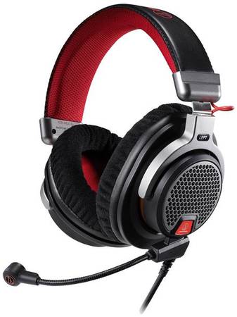 Игровые наушники с микрофоном Audio-Technica ATH-PDG1a Black/Red 96896187