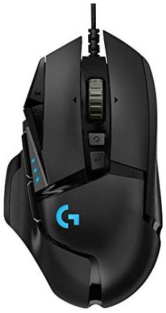 Мышь Logitech G502 Hero HIGH PERFORMANCE Gaming Mouse 910-005470 black, USB, 16000dpi 969008097