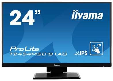 Монитор 23,8″ Iiyama ProLite T2454MSC-B1AG 1920x1080, 4 мс, 250 кд/м2, 5000000:1, 178°/178°, Touch 969008730