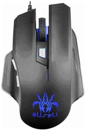 Мышь Delux M-515BU черная, 1000/1500/2000/3000/4000dpi, USB, 5 клавиш+скролл, с подсветкой 6938820401926 969011176