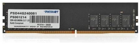 Модуль памяти DDR4 4GB Patriot Memory PSD44G240081 PC4-19200 2400MHz CL17 1.2V RTL 969014813