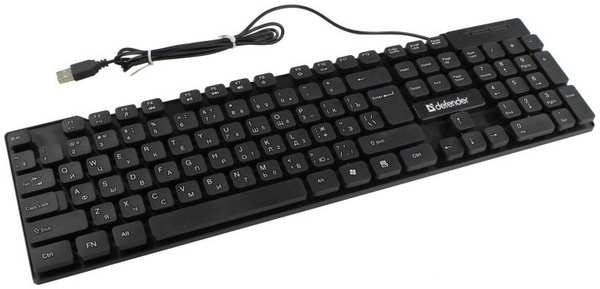 Клавиатура Defender OfficeMate HB-260 45260 черная, мультимедиа 969017665