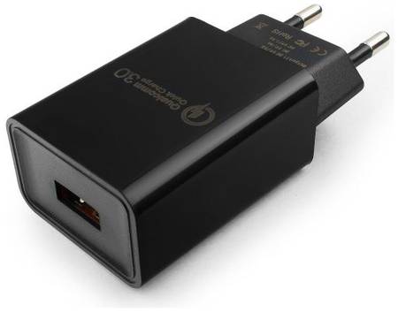 Адаптер питания Cablexpert MP3A-PC-17 QC 3.0, 100/220V-1 USB порт 5/9/12V