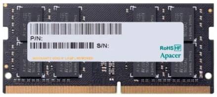 Модуль памяти SODIMM DDR4 16GB Apacer ES.16G2V.GNH PC4-21300 2666MHz CL19 1.2V RTL (AS16GGB26CQYBGH)