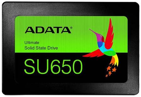 Накопитель SSD 2.5'' ADATA Ultimate SU650 Ultimate SU650 120GB TLC SATA 6Gb/s 520/320MB/s IOPS 20K/75K MTBF 2M RTL 969018592