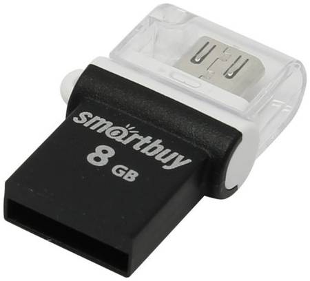 Накопитель USB 2.0 8GB SmartBuy SB8GBPO-K Poko чёрный 969019466