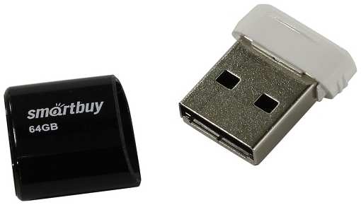 Накопитель USB 2.0 64GB SmartBuy SB64GBLARA-K Lara чёрный 969019469