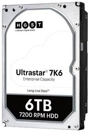Жесткий диск 6TB SATA 6Gb/s Western Digital 0B36039 3.5″ Ultrastar 7K6 7200rpm 256MB 512E SE Bulk (0B36535) 969022186