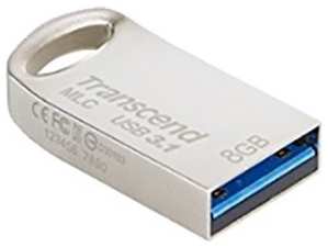 Накопитель USB 3.1 8GB Transcend JetFlash 720S серебристый 969023347