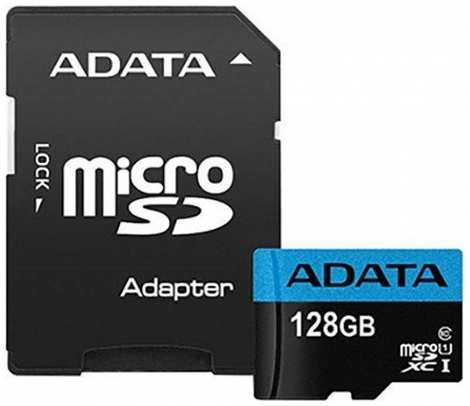 Карта памяти 128GB ADATA AUSDX128GUICL10A1-RA1 MicroSDXC Class 10 UHS-I A1 100/25 MB/s (SD адаптер) 969026683