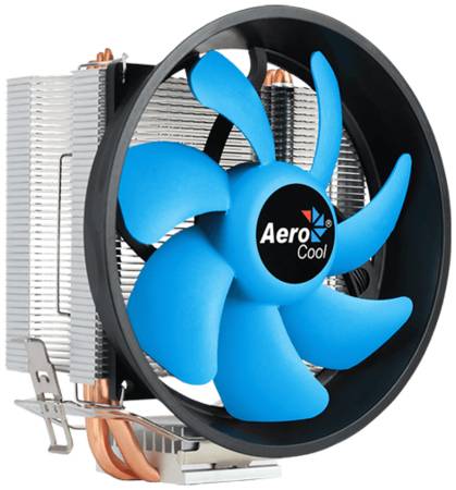 Кулер AeroCool VERKHO 3 Plus Soc-FM2+/AM2+/AM3+/AM4/1150/1151/1155/ 4-pin 18-27dB Al+Cu 125W 528gr Ret 969027764