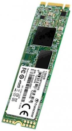 Накопитель SSD M.2 2280 Transcend TS128GMTS830S MTS830 128GB SATA 6Gb/s 3D NAND TLC 560/380MB/s 55K/65K IOPS MTBF 1M 969031358