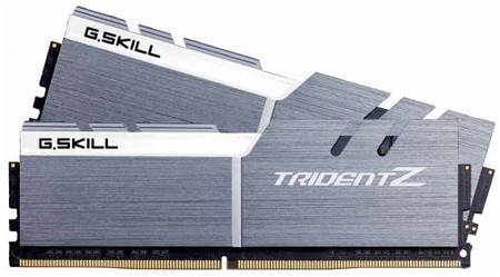Модуль памяти DDR4 32GB (2*16GB) G.Skill F4-3200C16D-32GTZSW Trident Z PC4-25600 3200MHz CL16 XMP 1.35V Silver-White 969034051