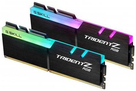 Модуль памяти DDR4 32GB (2*16GB) G.Skill F4-3200C16D-32GTZR Trident Z RGB PC4-25600 3200MHz CL16 XMP Радиатор 1.35V 969035841