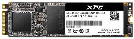 Накопитель SSD M.2 2280 ADATA ASX6000LNP-128GT-C XPG SX6000 Lite 128GB TLC PCIe Gen3x4 1800/600MB/s IOPS 100K/130K MTBF 1.8M