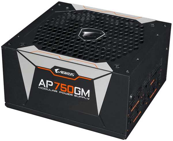 Блок питания ATX GIGABYTE GP-AP750GM 750W активный PFC, вентилятор 135x135 мм, cертификат 80 PLUS Gold, отстегивающиеся кабели 969037027