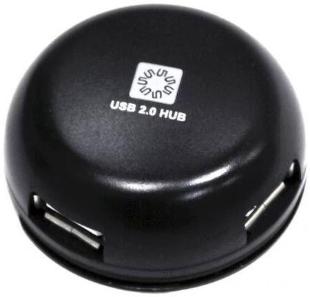 Концентратор 5bites HB24-200BK 4*USB2.0, USB Plug