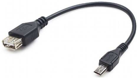 Переходник Cablexpert A-OTG-AFBM-03 ,USB 2.0, OTG, USBAF/MicroBM, 0.15м, удлиненный разъем micro USB - 9мм 969043469