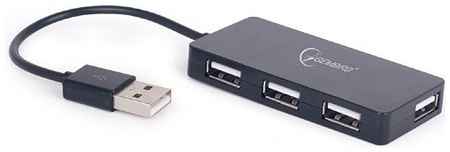 Разветвитель USB 2.0 Gembird UHB-U2P4-03 , 4 порта, блистер