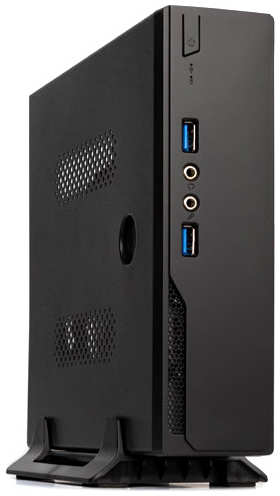 Корпус mini-ITX Foxline FL-103-AD120-DC черный, 120W, 2x USB 3.0, audio, slim 969054952