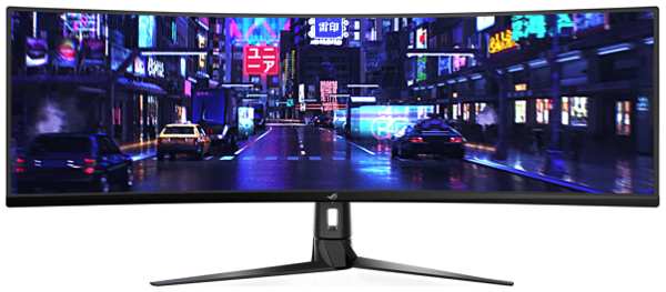 Монитор 49″ ASUS XG49VQ 3840x1080, 4 мс, 450 кд/м2, 3000:1, 178°/178°, VA, 144 Гц, изогнутый, HDMI 2.0 x2, DisplayPort 1.2, USB Type A x2, USB Type B