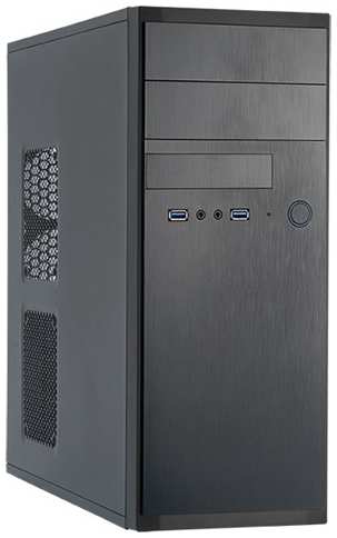 Корпус ATX Chieftec HQ-01B-OP Elox, без БП, 2хUSB 3.0, аудио