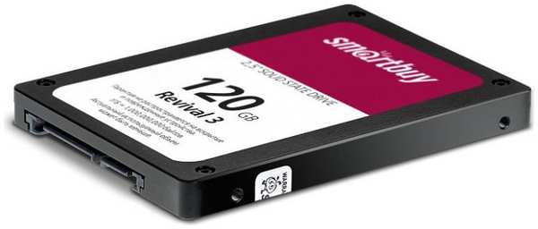 Накопитель SSD 2.5'' SmartBuy SB120GB-RVVL3-25SAT3 Revival 3 120GB SATA-III TLC 3D NAND PS3111 550/460 IOPS 81K MTBF 1.8M 7mm Bulk
