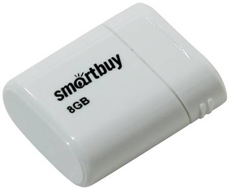 Накопитель USB 2.0 8GB SmartBuy SB8GBLara-W LARA белый 969067037