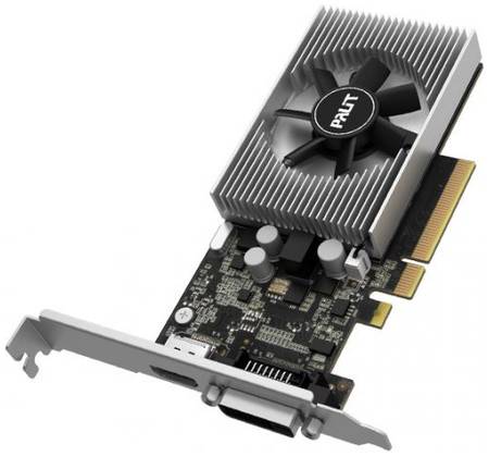 Видеокарта PCI-E Palit GeForce GT 1030 (NEC103000646-1082F) 2GB GDDR4 64bit 1151/2100MHz DVI-D(HDCP)/HDMI RTL 969067334
