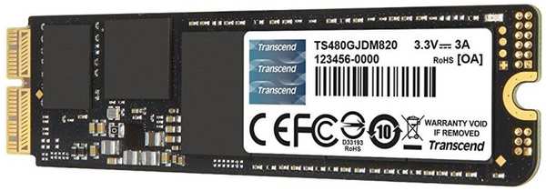 Накопитель SSD M.2 2280 Transcend TS480GJDM825 JetDrive 825 480GB Набор для апгрейда с для компьютеров Apple, PCIe Gen3 x2, 480 Гб (+ внеш. корпус с T 969073140