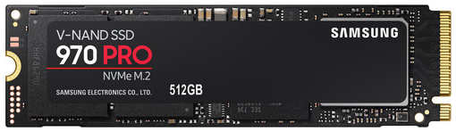 Накопитель SSD M.2 2280 Samsung MZ-V7P512BW 970 PRO 512GB MLC 3D NAND Phoenix PCI-E 3.0 x4 NVMe 3500/2300MB/s 370K/500K IOPS MTBF 1.5M RTL