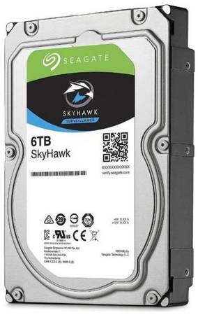 Жесткий диск 6TB SATA 6Gb/s Seagate ST6000VX001 3.5″ SkyHawk Surveillance 5400rpm 256MB Bulk 969075552