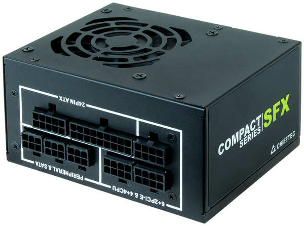 Блок питания SFX Chieftec CSN-650C 80+ КПД >90%, модульный, Fan 8cm Retail