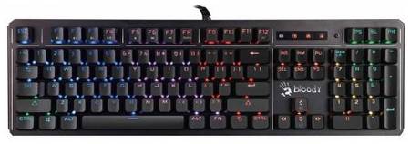 Клавиатура A4Tech Bloody B975 черная, механическая, USB, LED, подставка для запястий 969080041