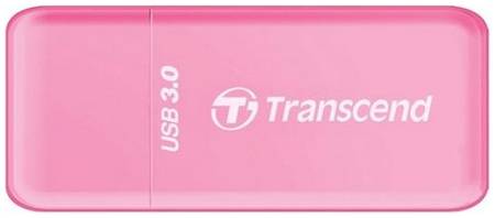 Карт-ридер внешний Transcend TS-RDF5R USB3.0 для карт памяти SDHC/MicroSDHC Transcend RDF5 розовый 969081043